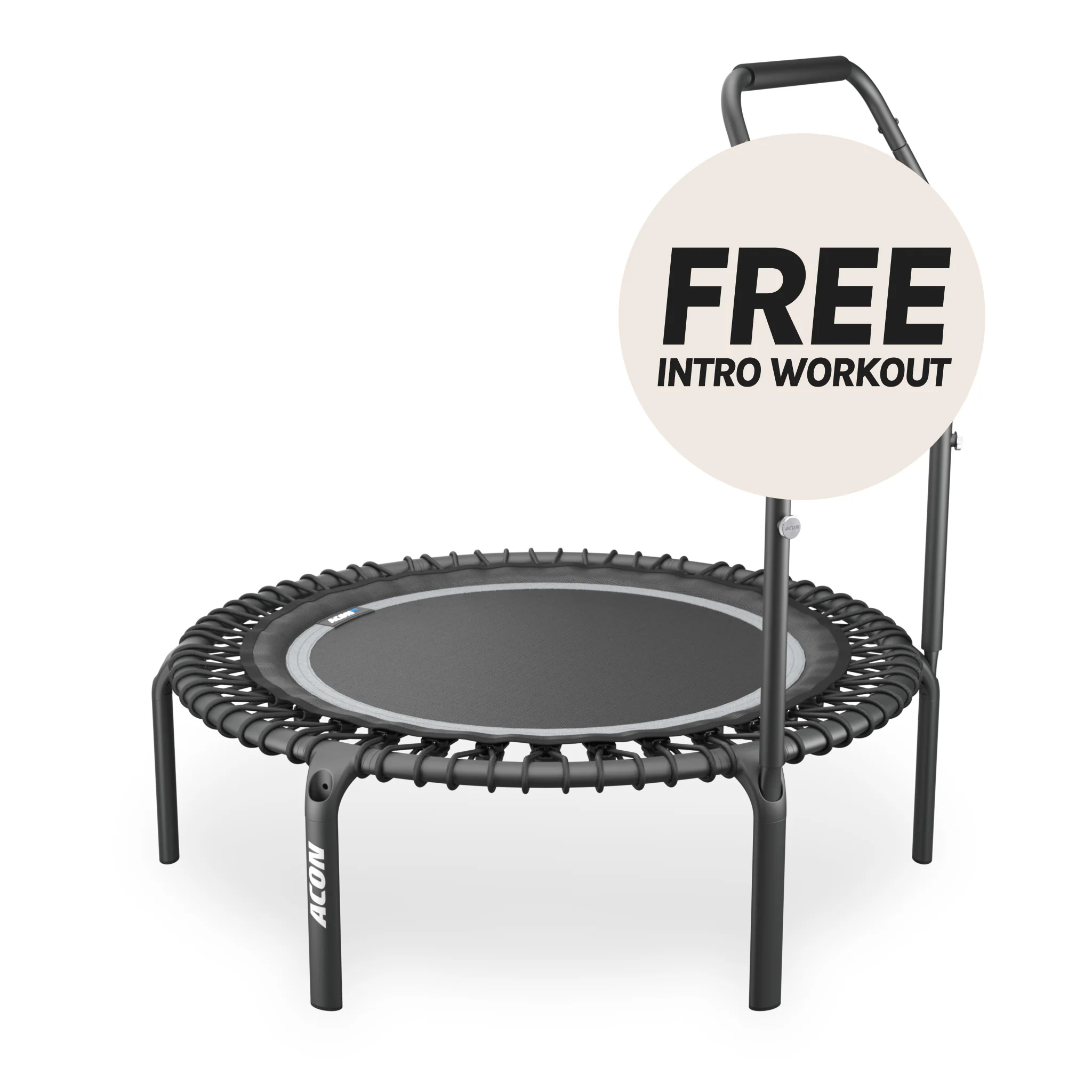ACON Fit 1,12 m Pyöreä fitness-trampoliini Active-kahvatangolla - Image 6