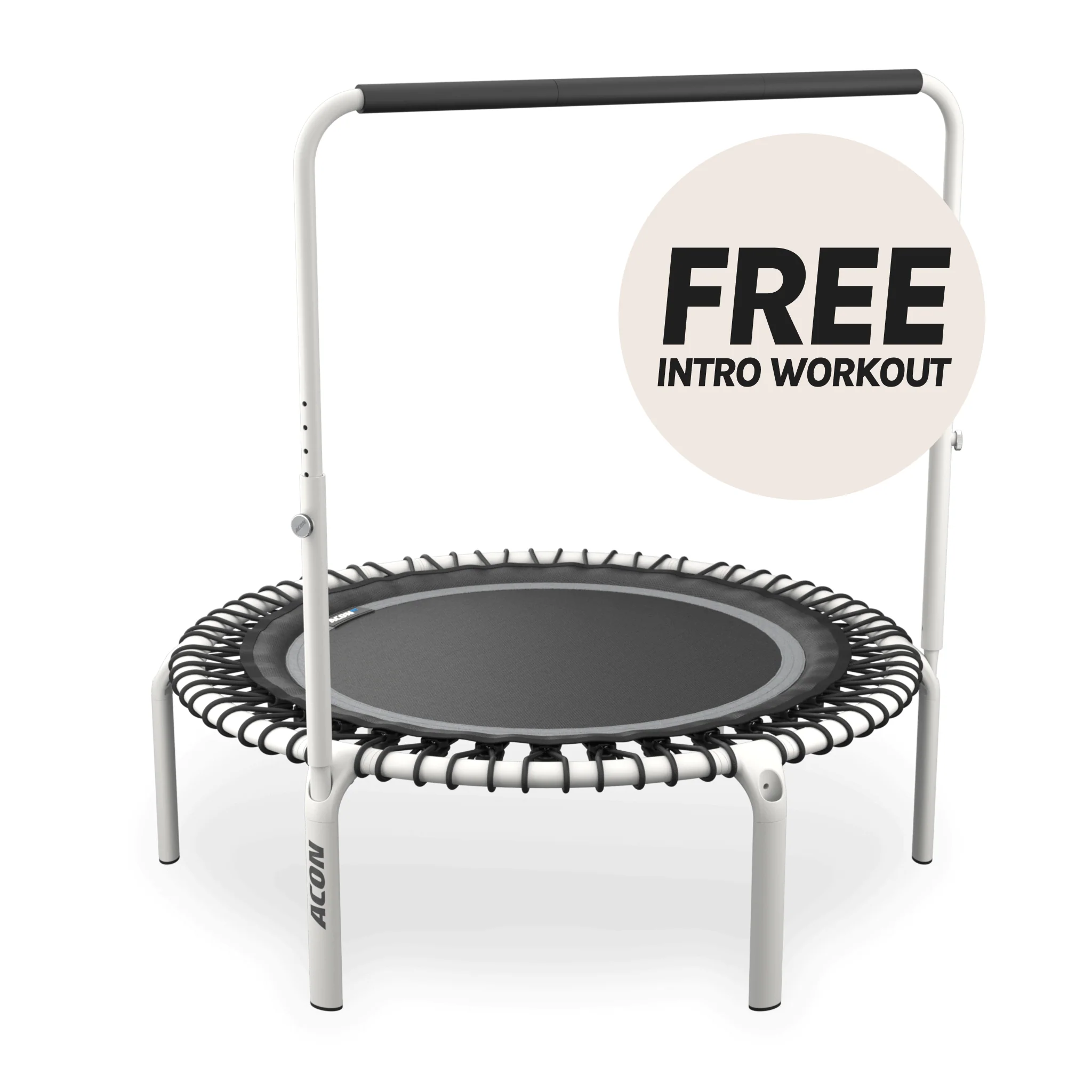 ACON Fit 1,12 m Pyöreä fitness-trampoliini Balance-kahvatangolla
