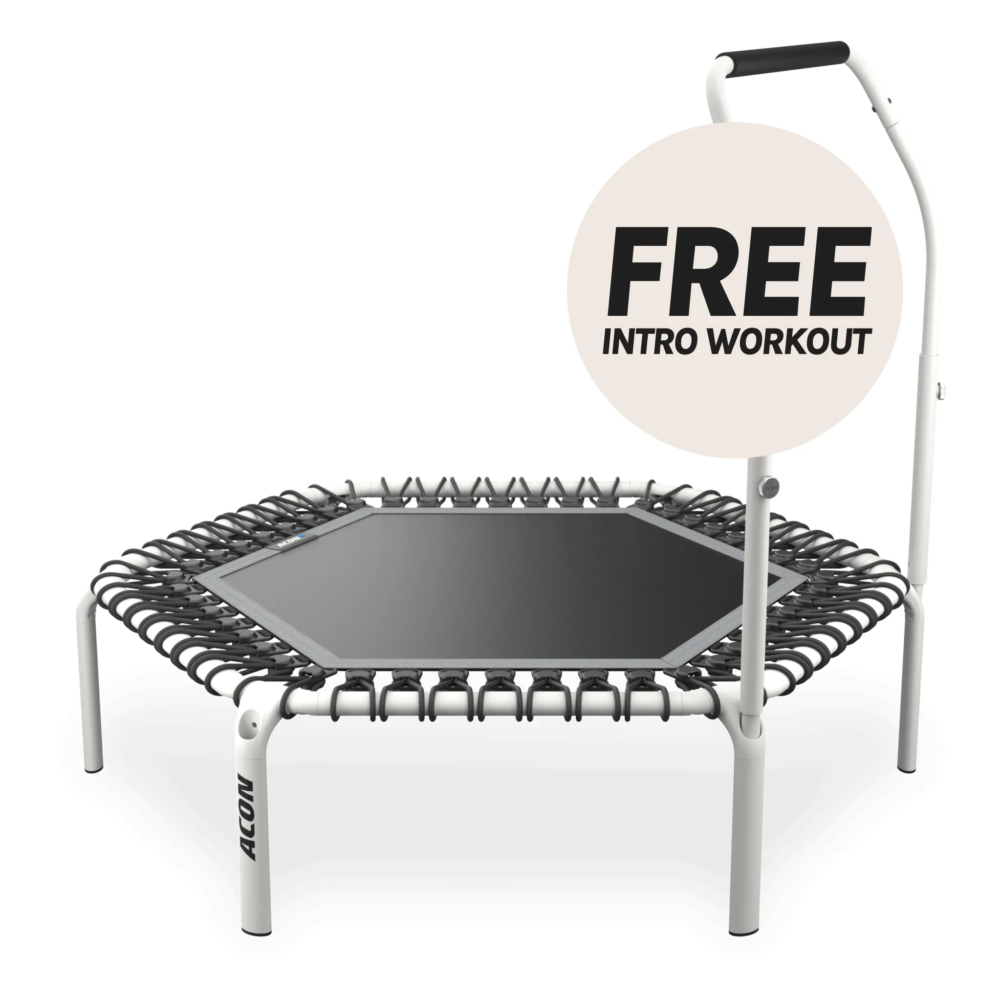 ACON Fit 1,41 m Hexagon Fitness-trampoliini Active-kahvatangolla
