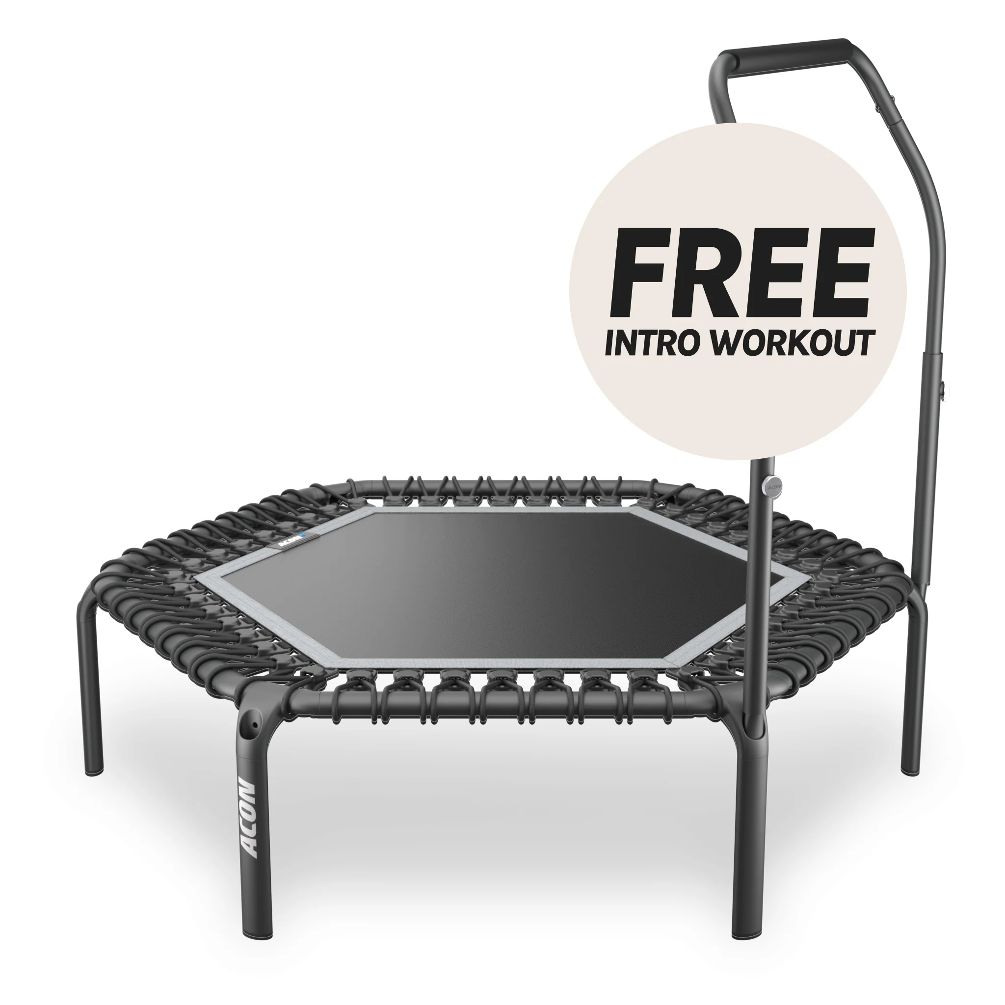 ACON Fit 1,41 m Hexagon Fitness-trampoliini Active-kahvatangolla - Image 5