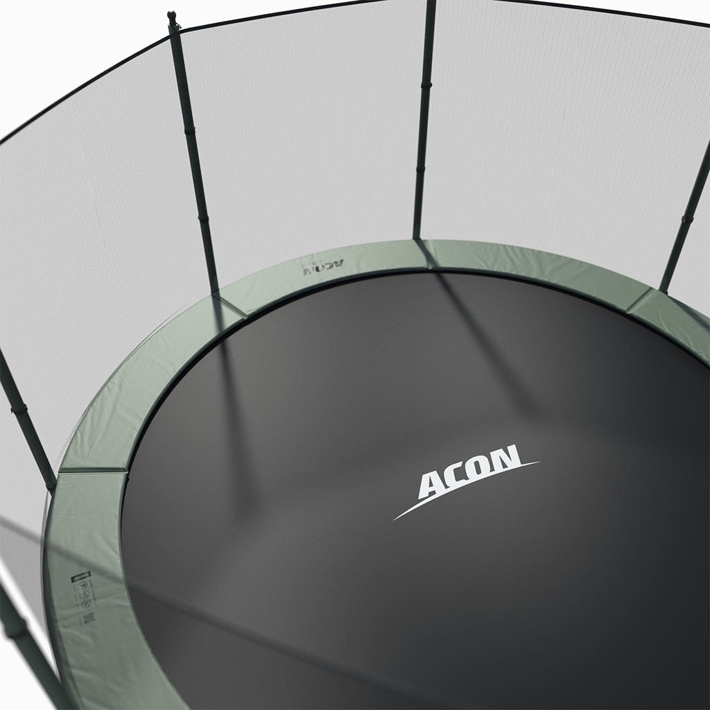 ACON Air 3,0m pyöreä trampoliini standard turvaverkolla ja tikkailla - Image 4